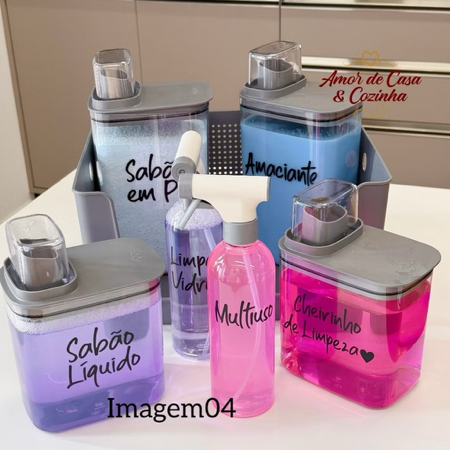 Kit 7 peças Lavanderia  thumbnail