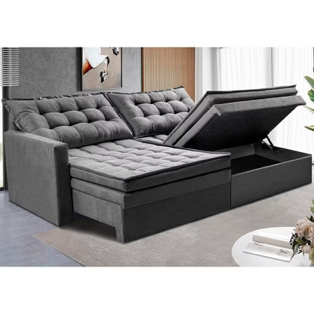 Sofá retrátil com Baú  thumbnail