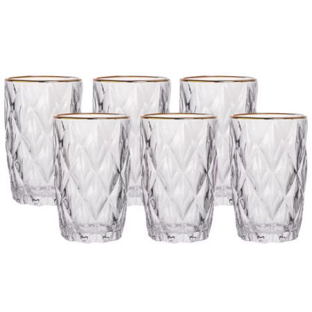 Copos diamond borda dourada thumbnail