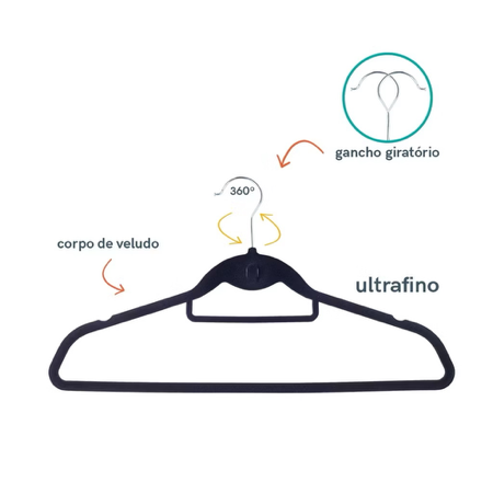 Kit Cabides de Veludo Oikos thumbnail