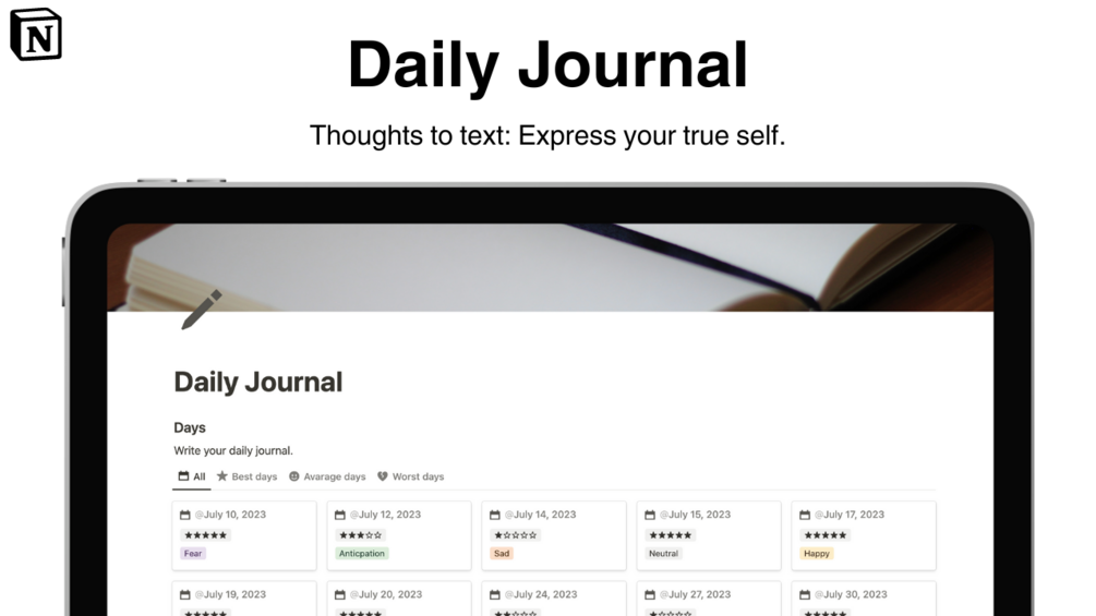 Daily Journal (Notion) thumbnail