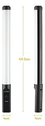 Bastão Led Dgm Luxceo P400 Rgb Controle Remoto Luz Preenchimento 10w Preto Rgb Branco-quente Branco-frio thumbnail