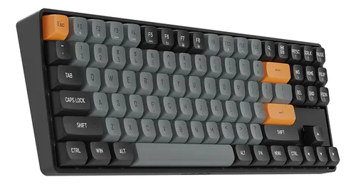 Teclado Mecânico Sem Fio Bluetooth Aigo Gd68 Preto Inglês Internacional thumbnail