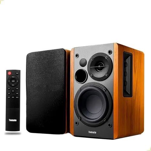 Caixa De Som Bluetooth 100w Tomate Mts-2026 Madeira Com Rca E Óptica 127/220v Mongo thumbnail