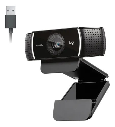 Webcam Full Hd Logitech C922 Pro Stream Com Microfone Embutido Preto thumbnail