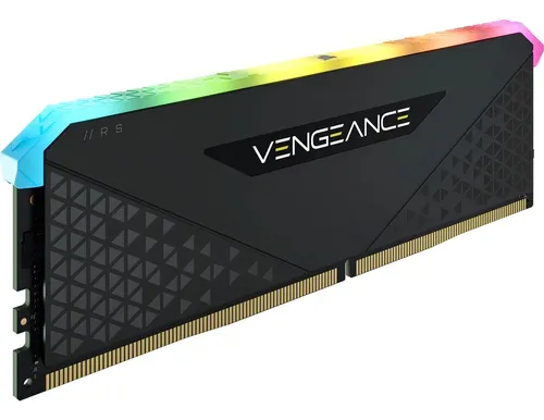 Memoria Ram Para Pc 16gb 1x16gb Ddr4 3200mhz Cl16 Corsair Vengeance Rgb Rs Cmg16gx4m1e3200c16 Cor Preto thumbnail
