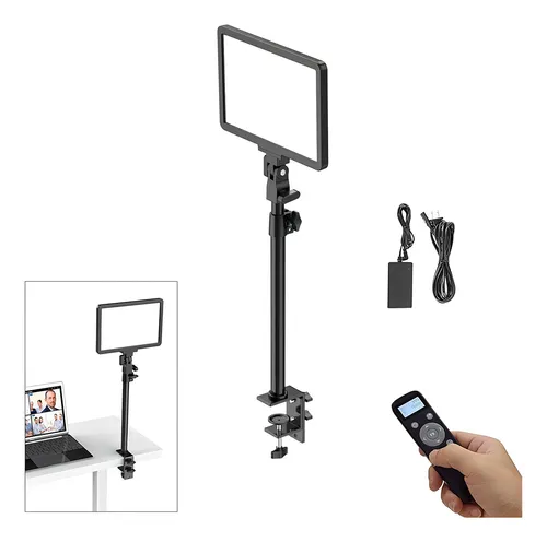 Iluminador Led Sokani P25 25w Painel Luz Ajustável 2800k-8000k Streaming Vídeos 127/220v Preto Branco-frio thumbnail