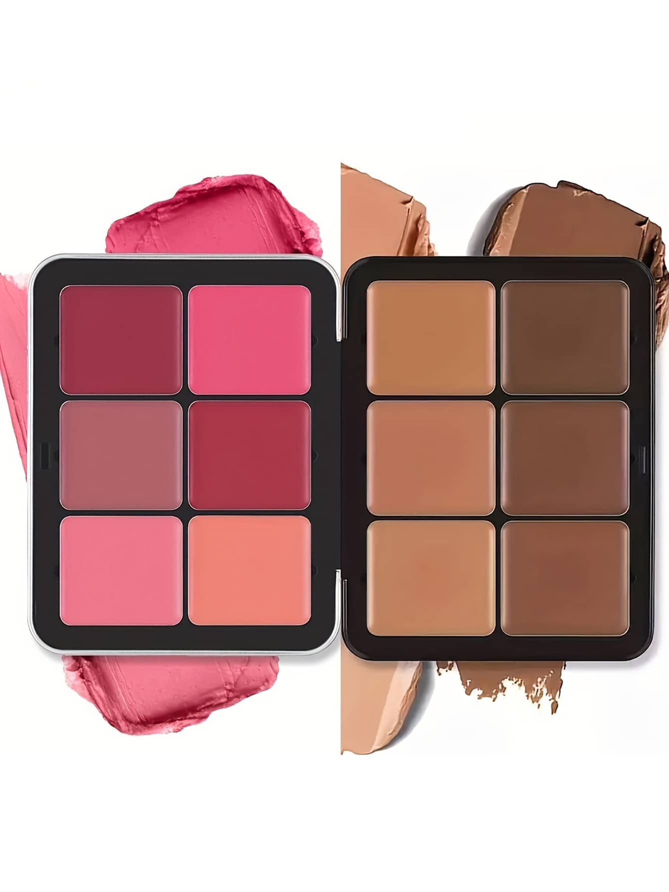 12 Cores Corretivo & Blush Creme Paleta-Shein thumbnail