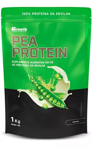 Whey ZERO LACTOSE-Proteína Da Ervilha (proteína Vegana) 1kg Growth  thumbnail