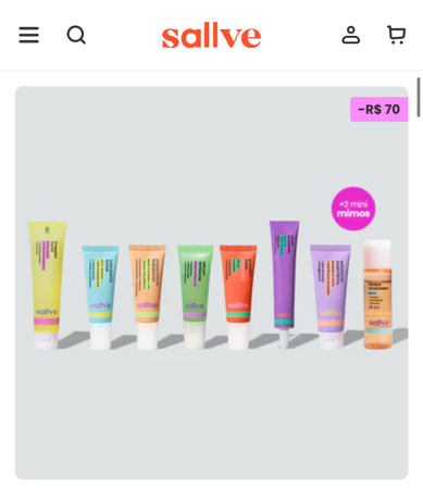Kit tudinho Skincare SALLVE thumbnail