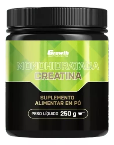 Creatina Monohidratada Growth Supplements 250g Sem sabor - R$ 120 thumbnail