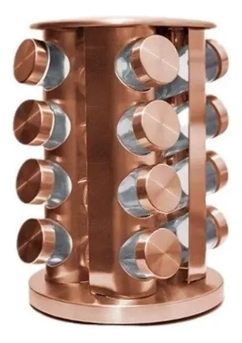 Porta Tempero Inox Rose Giratório  thumbnail