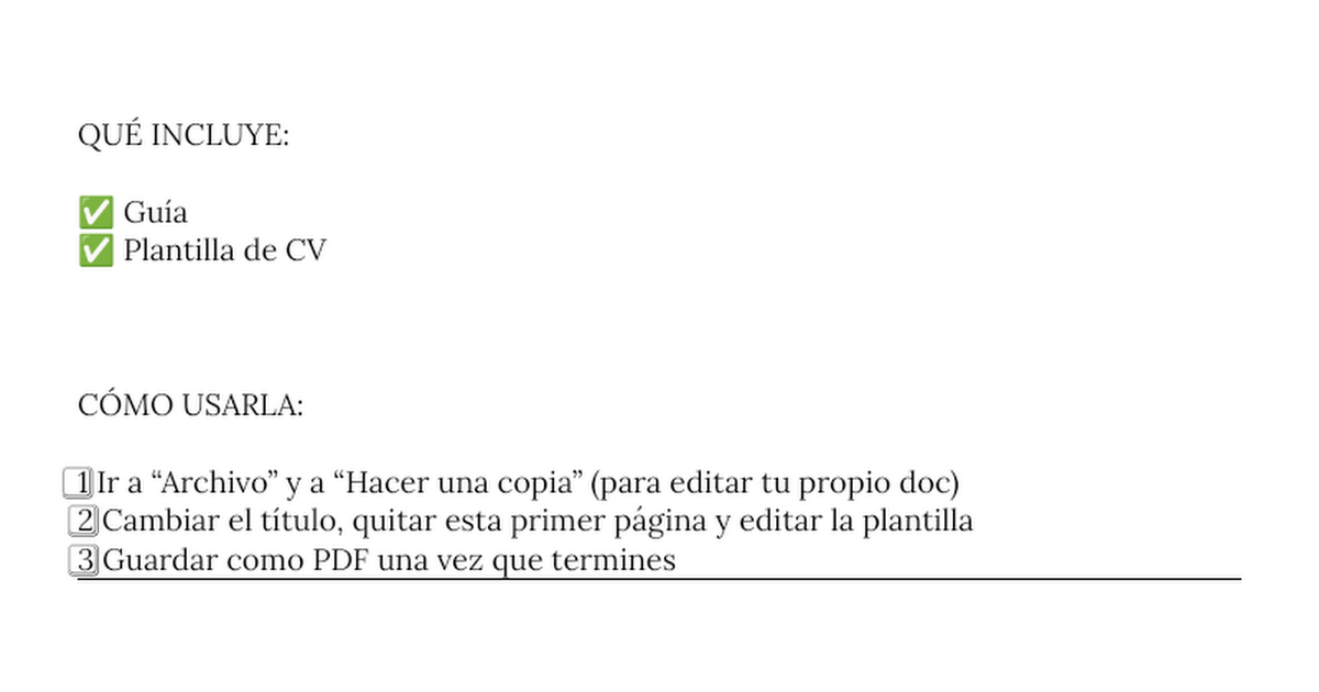 Plantilla de CV thumbnail