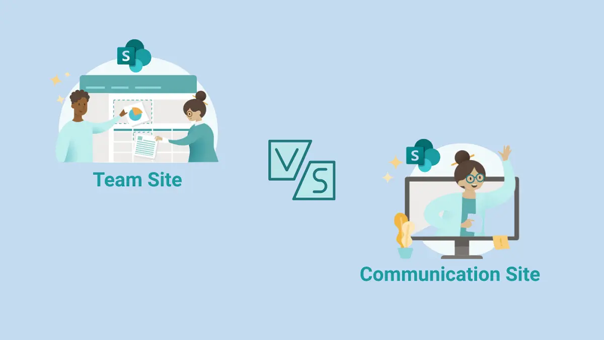 SharePoint Team Site vs Communication Site: Which to Use? thumbnail