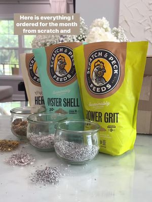 These three things are the perfect monthly supplement essentials for your chickens. Herbs can be added to your chicken's