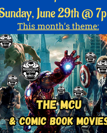 Dinner and a Movie (and Trivia) - The MCU & Comic Book Movies - 6/29 thumbnail