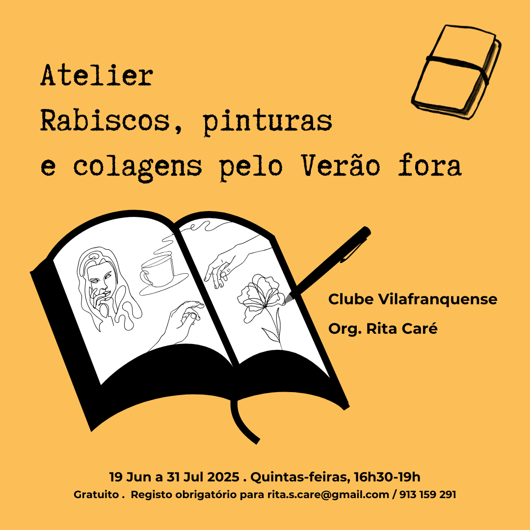 Atelier | Rabiscos, Pinturas e Colagens pelo Verão fora no Clube Vilafranquense a partir de 19 de Junho de 2025 thumbnail