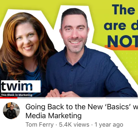 Interview w Jason Pantana - This Week in Marketing - Tom Ferry YT thumbnail