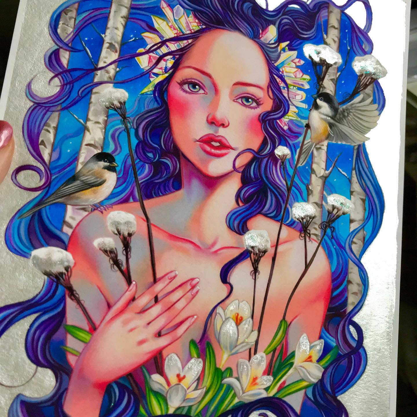 Happy Solstice to you all! I am late of a day lol! To celebrate the winter ❄️ I made my Winter artworks 20%Off only for 