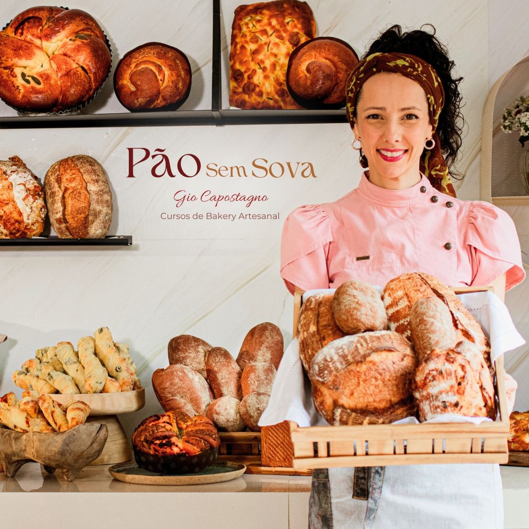 Curso Pão sem Sova 🍞 com várias receitas e modelagens, sem precisar sovar a massa! thumbnail