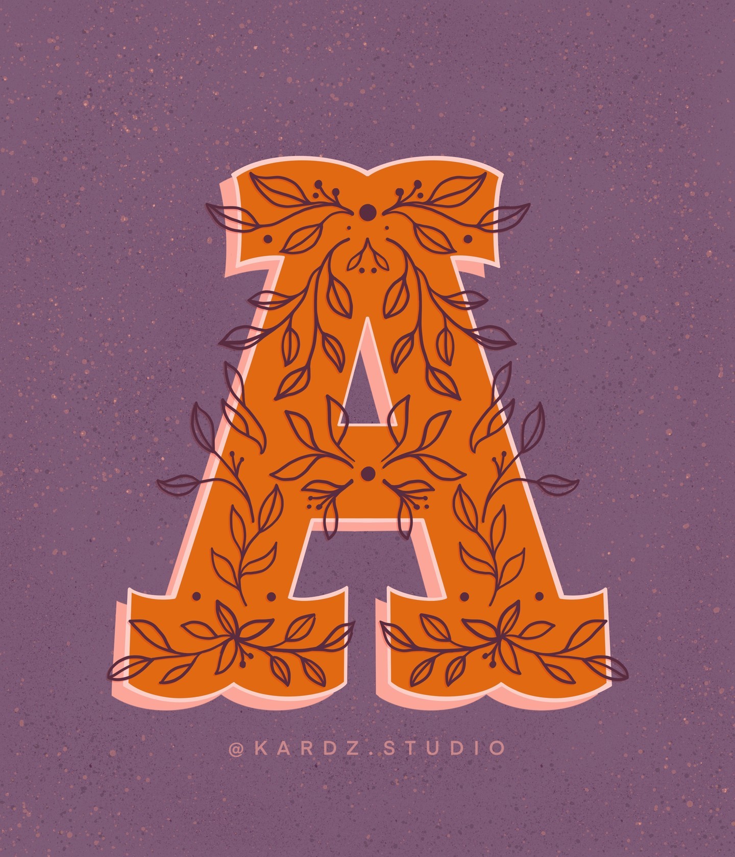 A for Autumn! Day 03- Decorative for the #letteringstylechallenge2023 by @aureliemaron⁣
I liked today’s result, better f