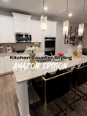 Check out these stunning Amazon countertop styling finds – Gold Edition! ✨ Love kitchen decor? Let’s refresh our kitchen