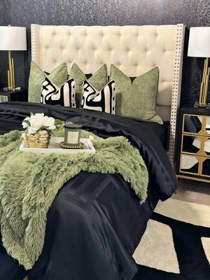 ✨ Bedroom feeling a little… meh? Give it the glow-up it deserves. This diamond tufted wingback bed looks custom luxe, st