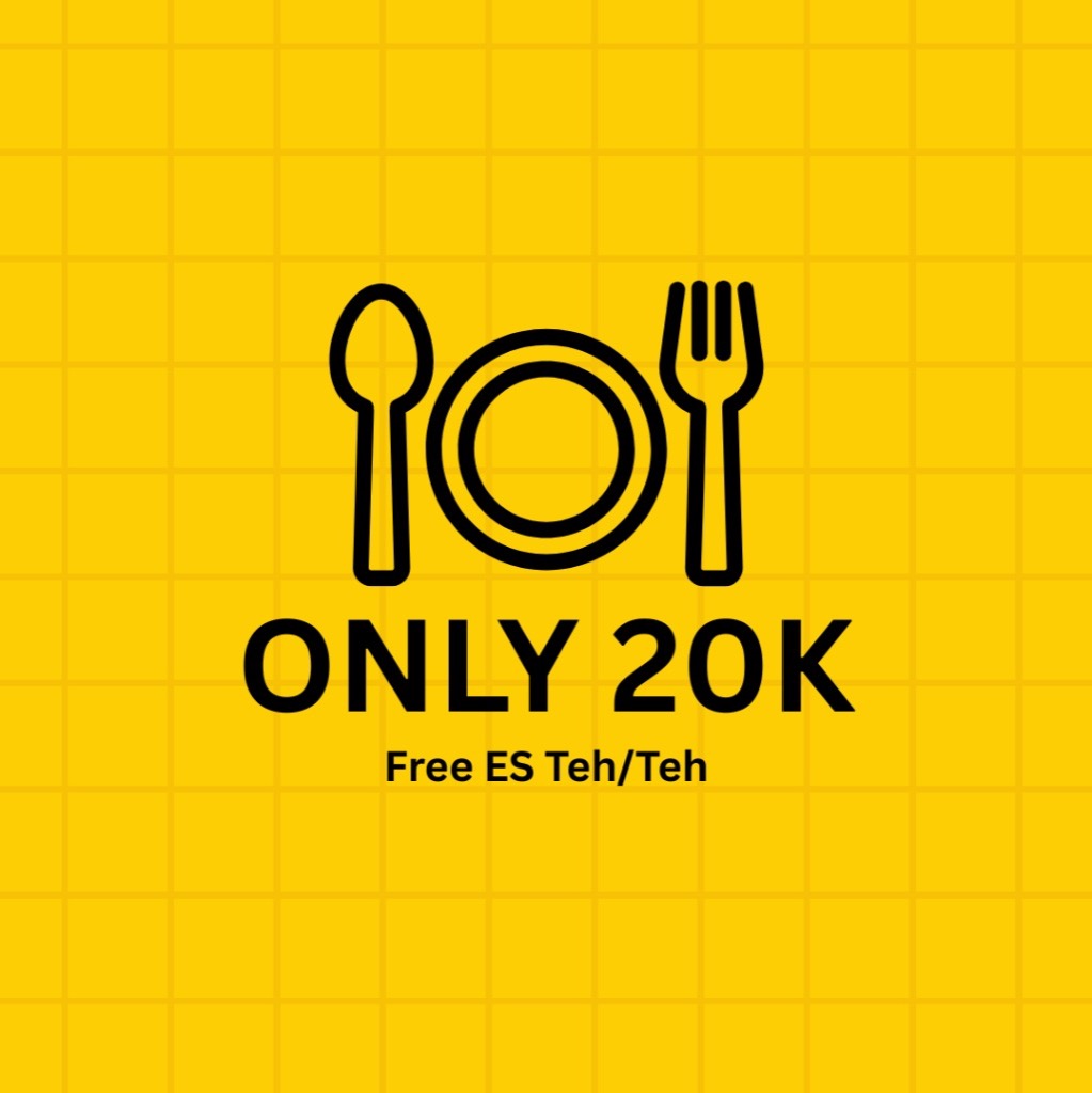 MENU LUNCH ONLY 20K thumbnail