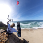 Crazy Kitesurfer jumps off a HUGE cliff with a Kite! thumbnail