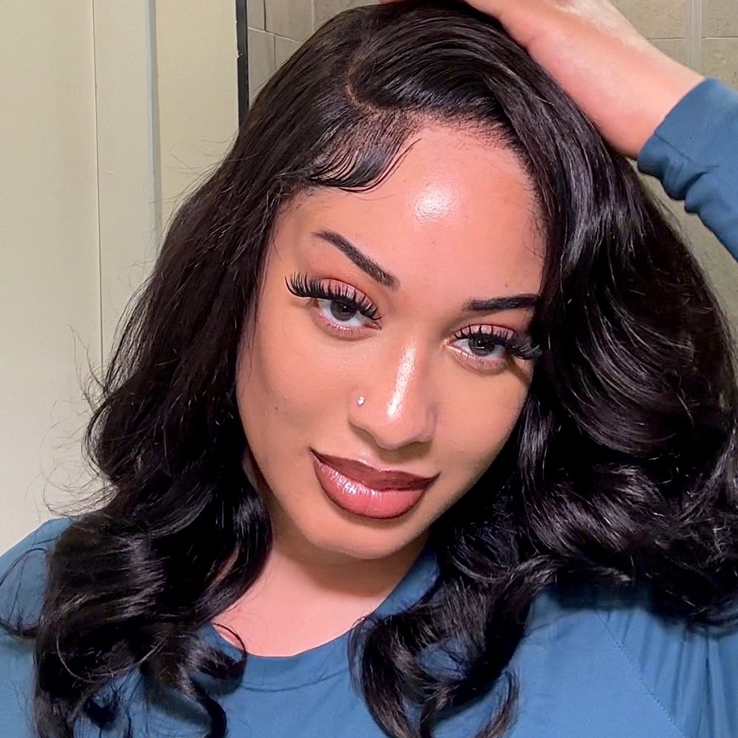 Celie Hair ❤️Natural C Part Pre-styled Loose Body Butterfly Haircuts 6×5 Glueless Wig|Code: "TIKTOK" get 30% off thumbnail