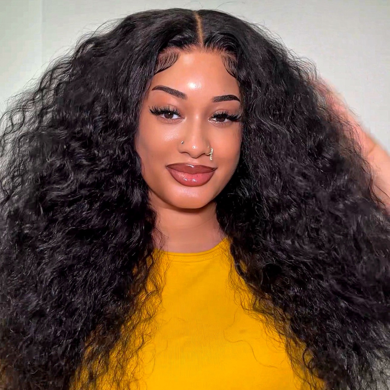 💥UNice Bye-Bye Slip™ Wig Black Water Wave Flexible Mesh Cap Wig With Secure Silicone Strips And Drawstring 💰Code: BF70 thumbnail