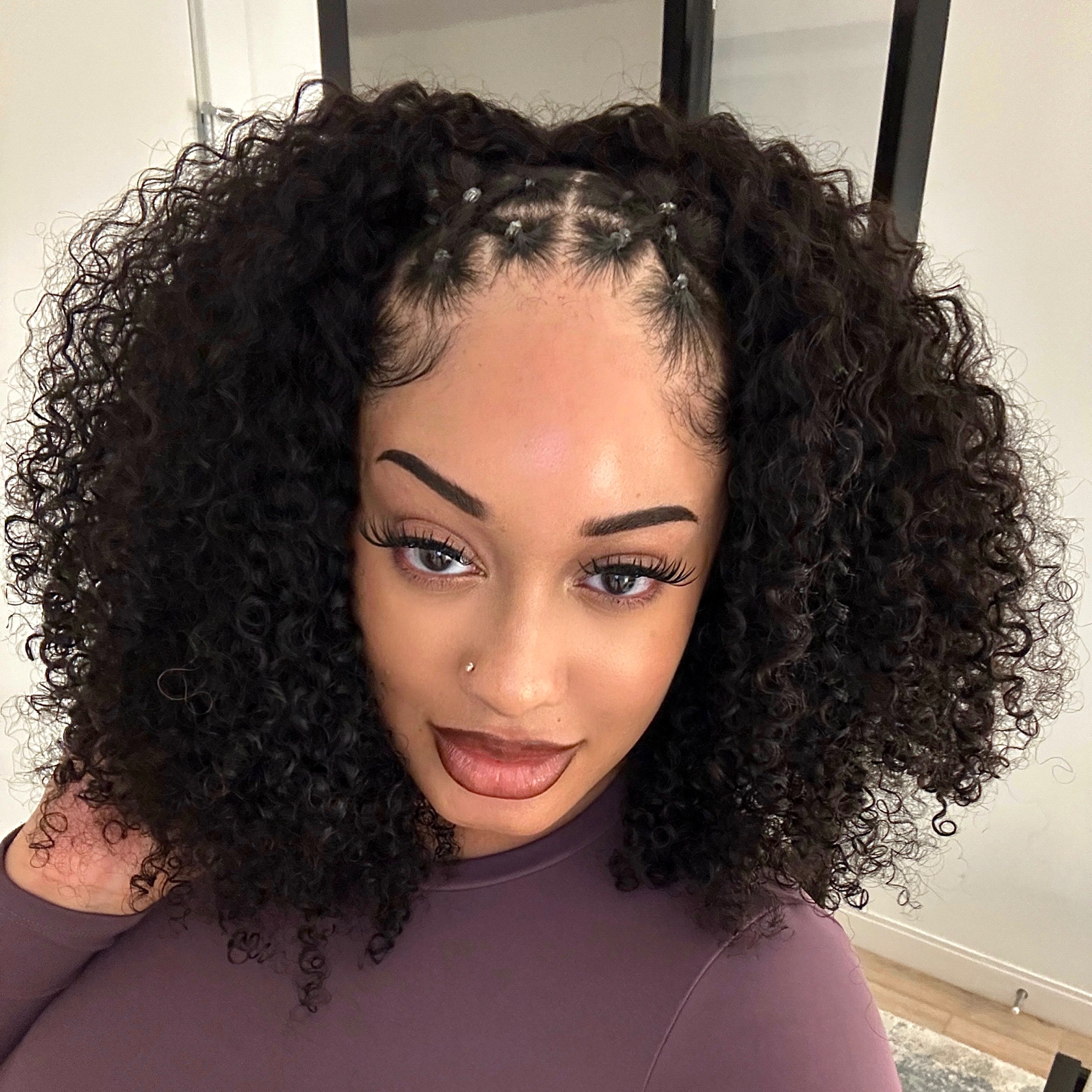OQ HAIR 3-IN-1 KINKY CURLY HALF WIG 20INCHES 250DENSITY thumbnail
