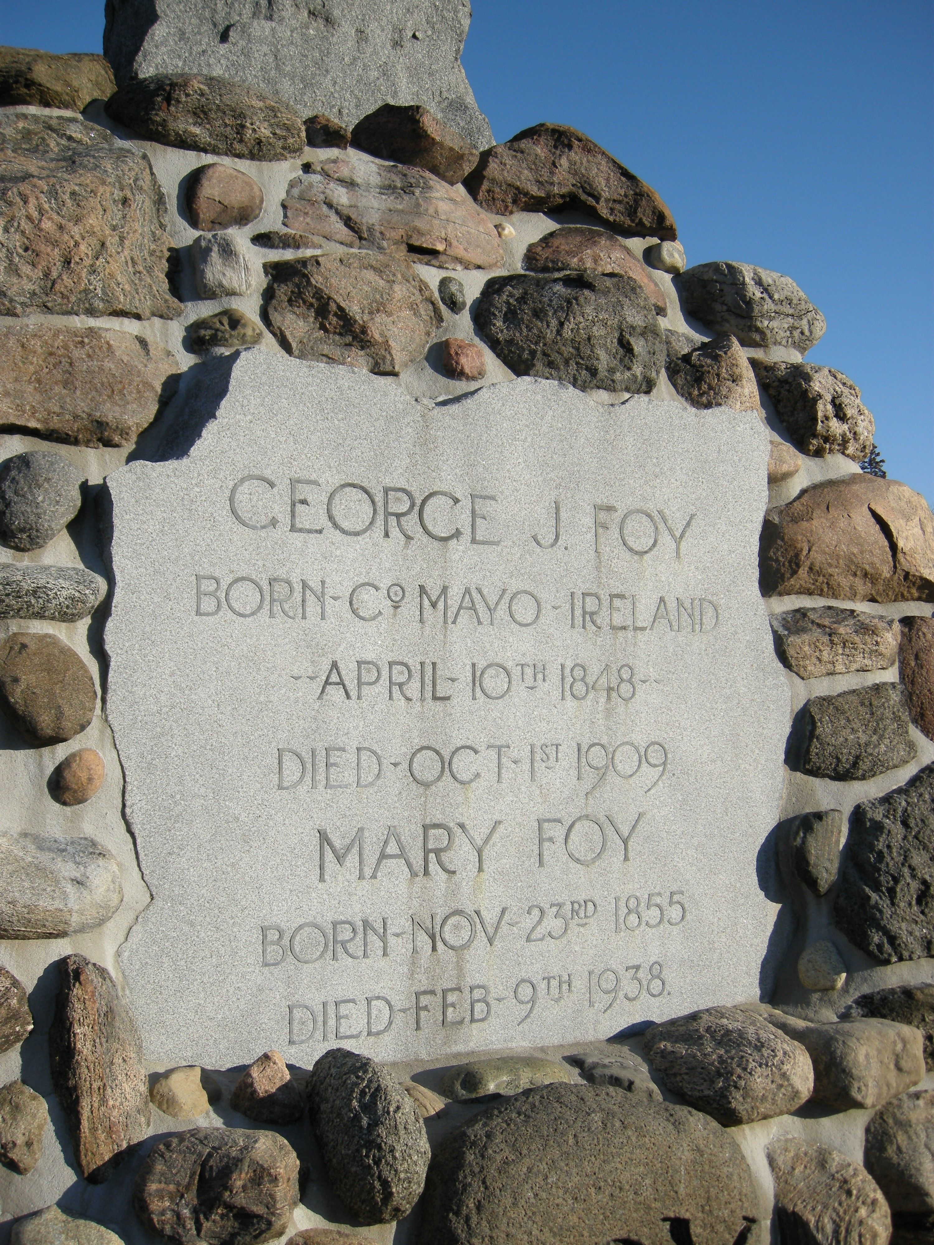 FOY; George J. Foy  (1848-1909)  thumbnail