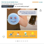 Scrub Daddy Color Sponge (3 Pack) 🧽 thumbnail