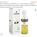 Olive Oil Dispenser with Brush ✨ thumbnail