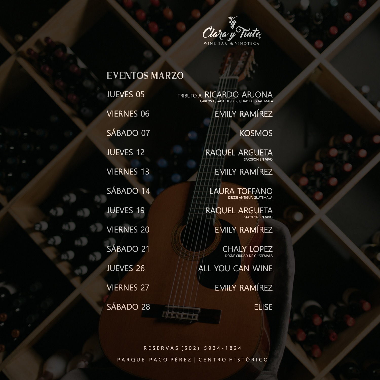 "Dicen que el vino mejora con los años... y con buena música, mejora en segundos. 😉 Ven a comprobarlo este mes en nuestra vinoteca. ¡Salud y ritmo!" thumbnail