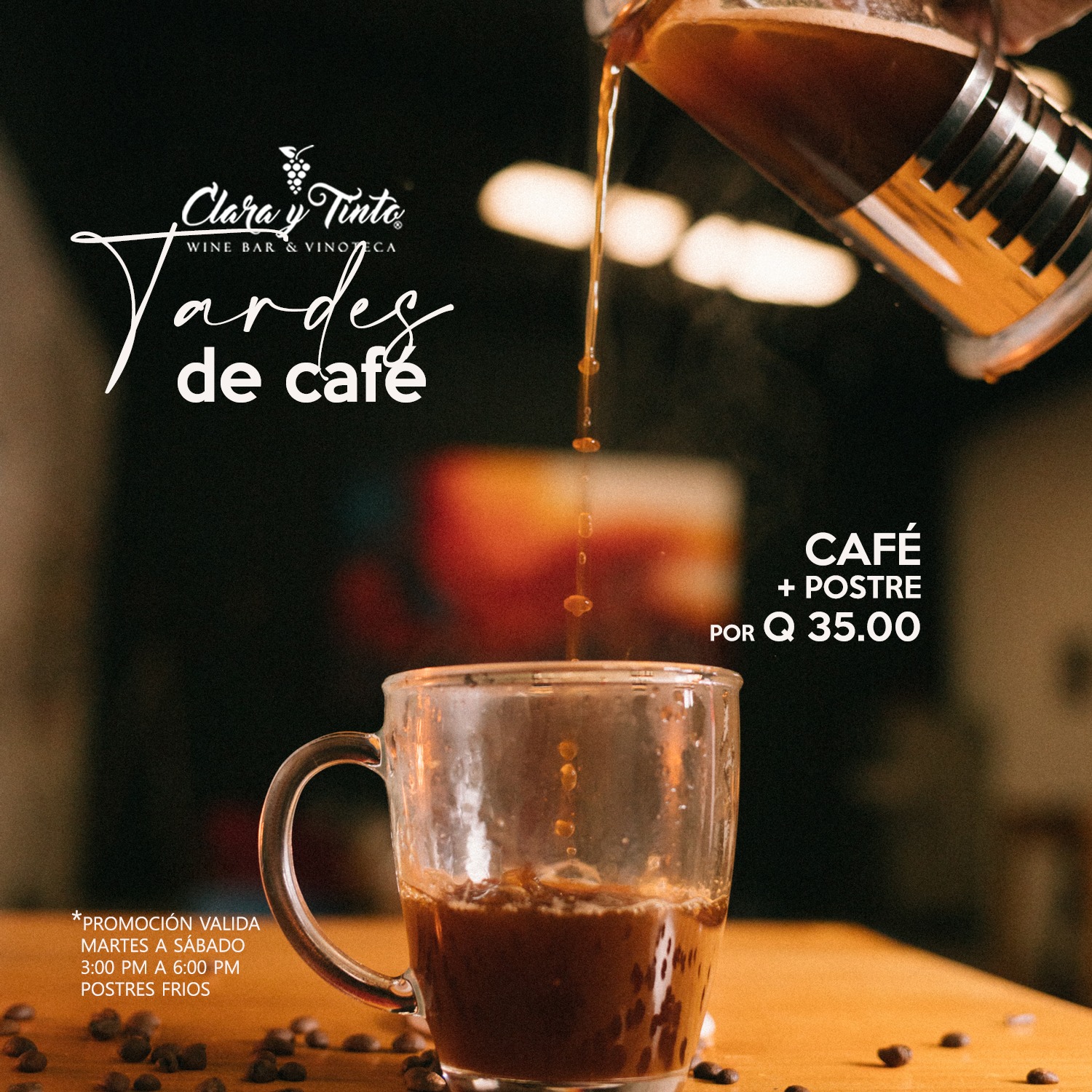 TARDES DE CAFE + POSTRE thumbnail