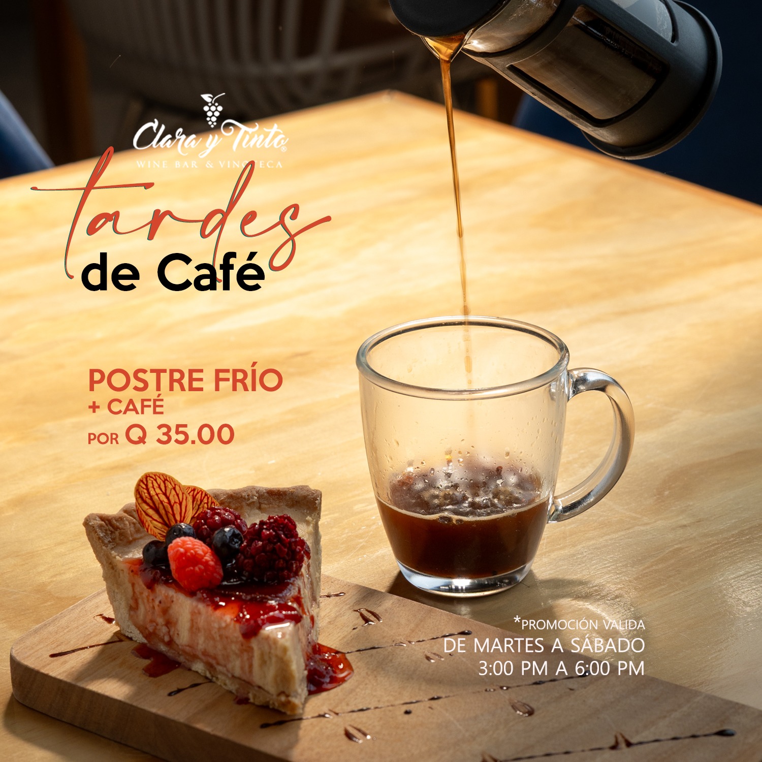 TARDES DE CAFE + POSTRE thumbnail
