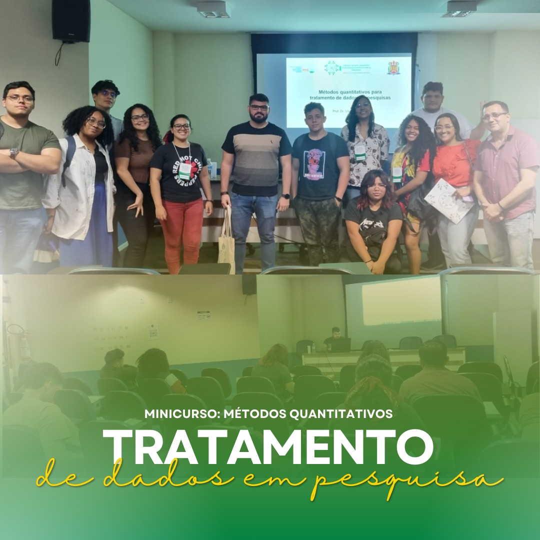 Que dia incrível tivemos ontem! 📊📈🤓 O minicurso sobre Métodos Quantitativos para Tratamento de Dados em Pesquisa foi sim