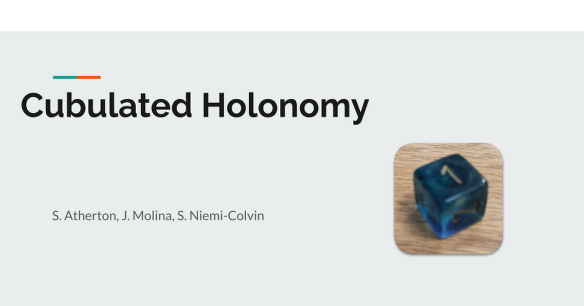 Cubulated Holonomy Slides thumbnail