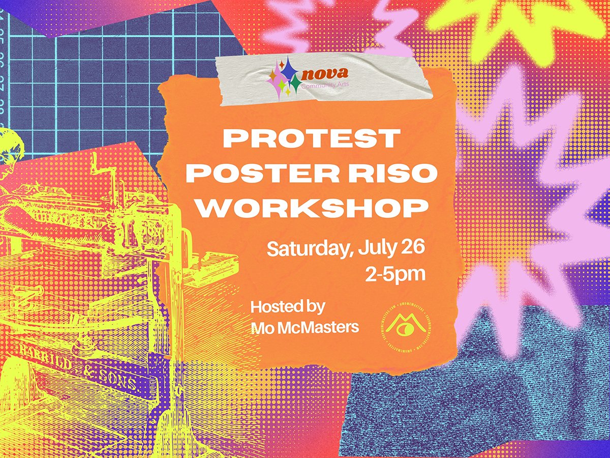 Riso Protest Posters — Nova Community Arts thumbnail