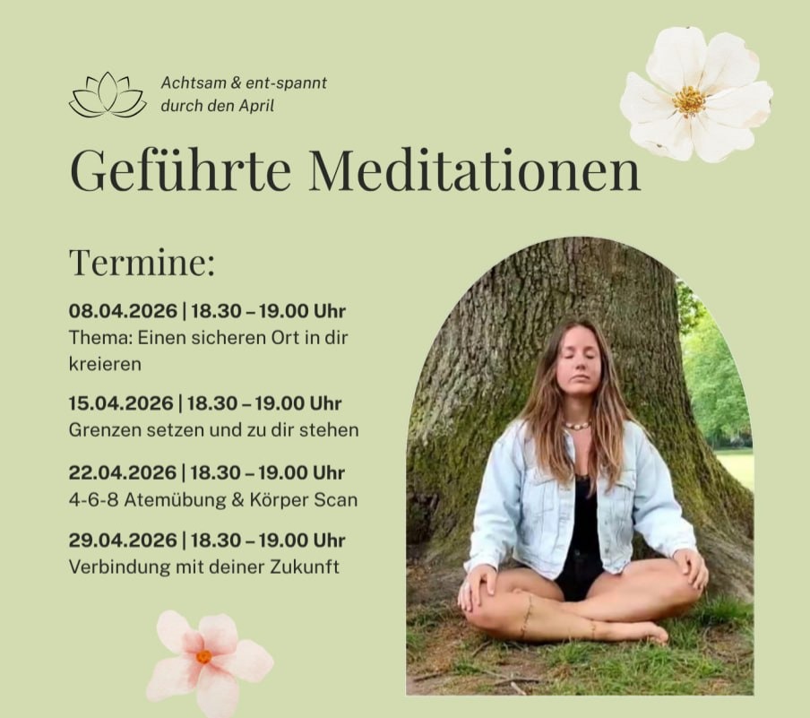 2. Meditation: "Grenzen setzen und zu dir stehen" am 15.04.2026 von 18:30 - 19:00 Uhr  thumbnail