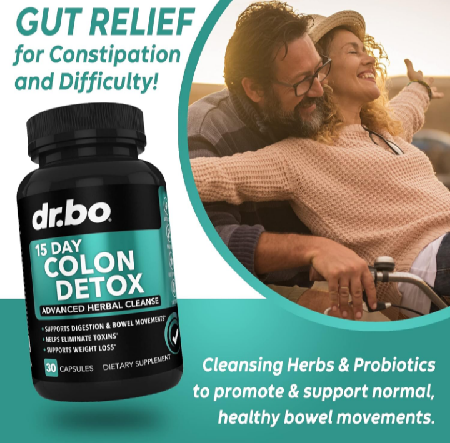 Colon Cleanser Detox for Weight Flush - 15 Day Intestinal Cleanse Pills & Probiotic - Fast Natural thumbnail