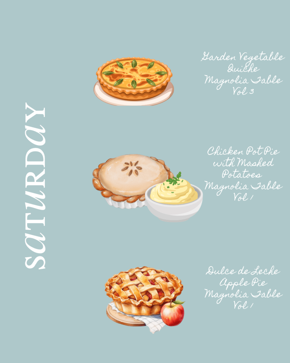 Saturday, October 25, 2025 Menu thumbnail