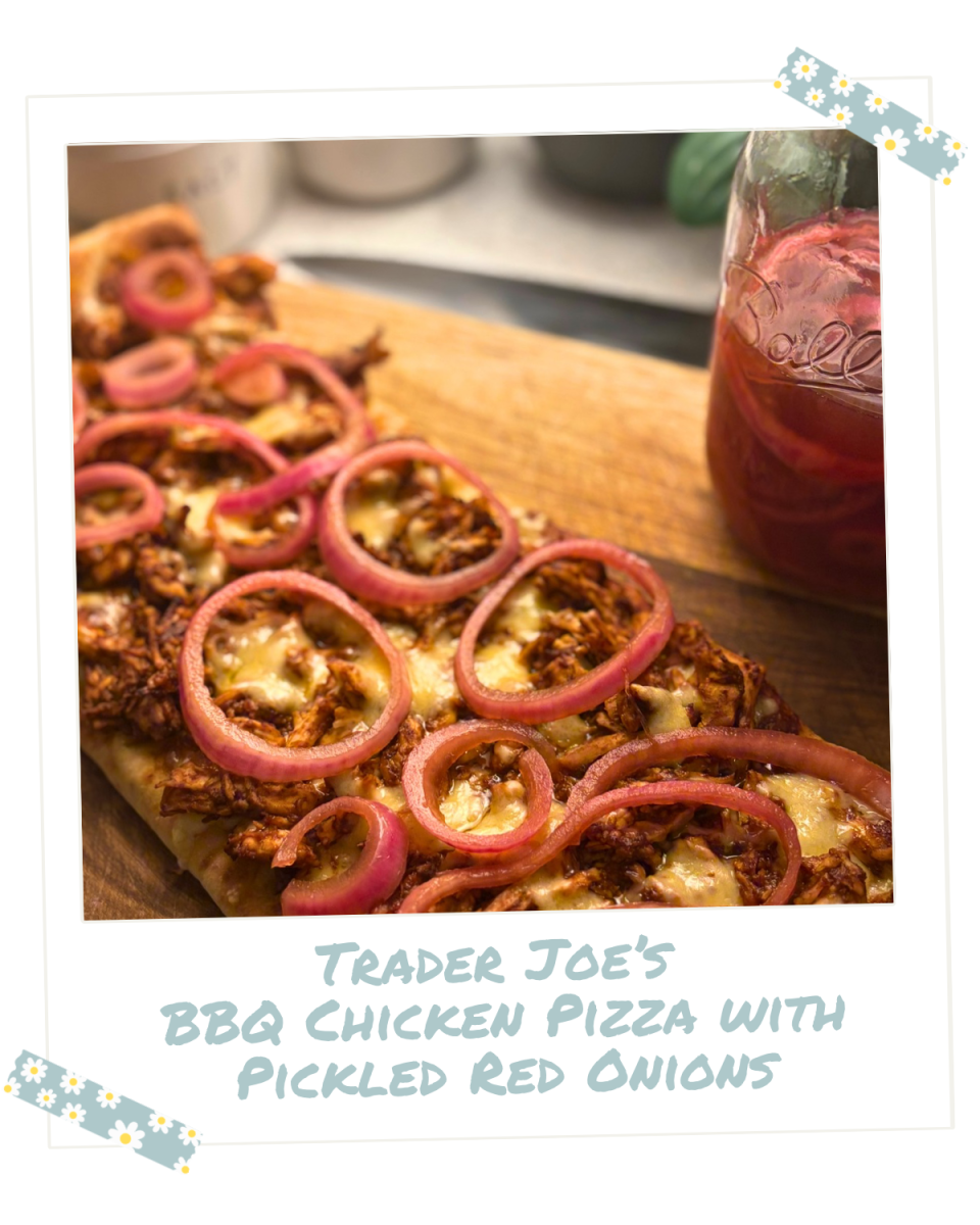 Trader Joe’s BBQ Chicken Pizza with Pickled Red Onions thumbnail