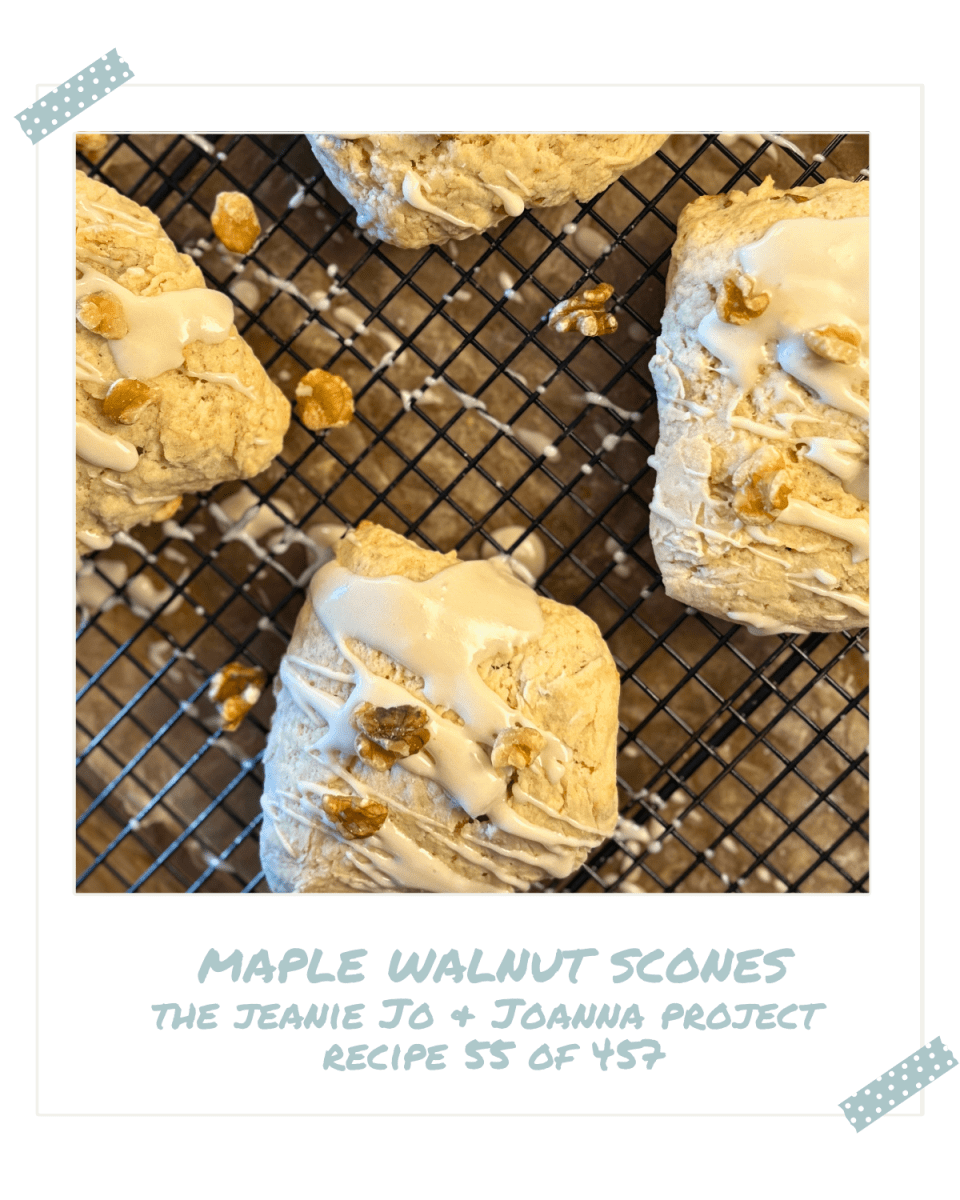 The Jeanie Jo & Joanna Project Recipe 55 of 457: Maple Walnut Scones thumbnail