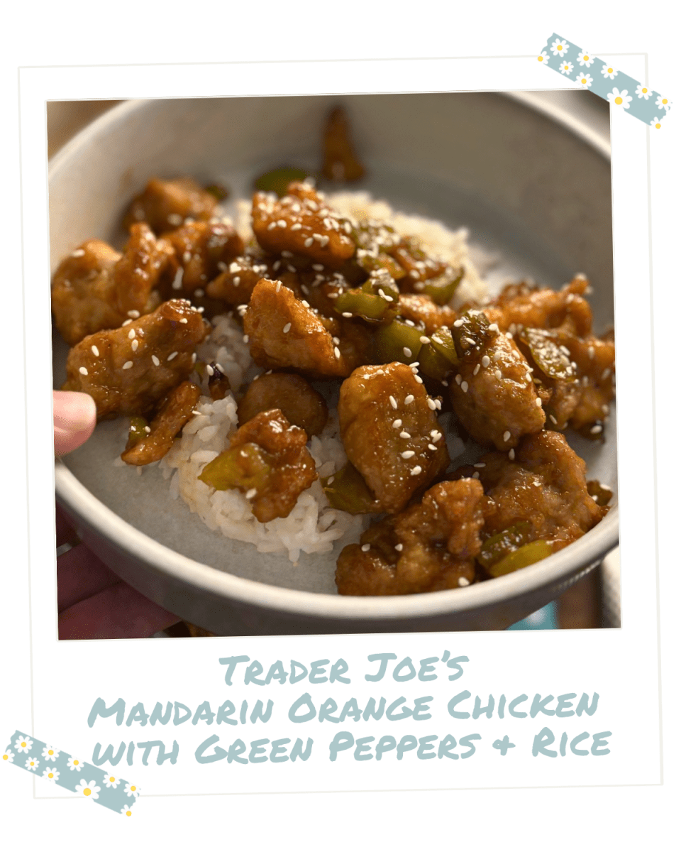 Trader Joe’s Mandarin Orange Chicken with Green Peppers and Rice thumbnail