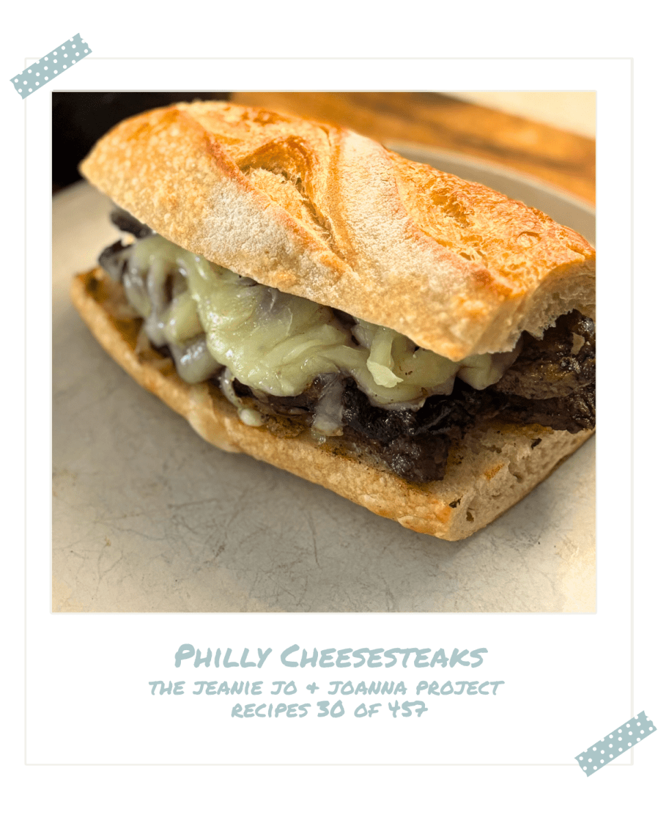 The Jeanie Jo & Joanna Project Recipe 30 of 457: Philly Cheesesteaks thumbnail