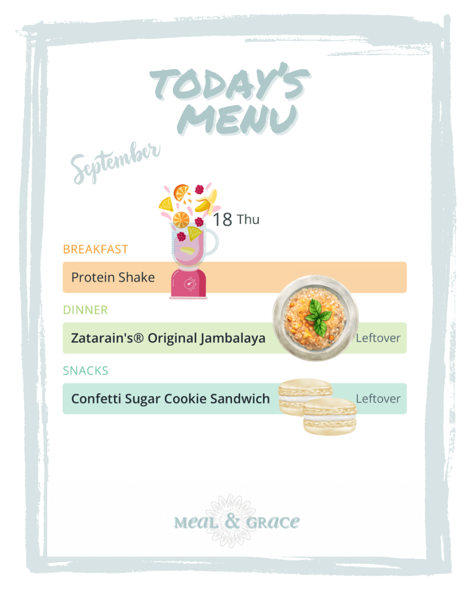 Thursday, September 18, 2025 Menu thumbnail