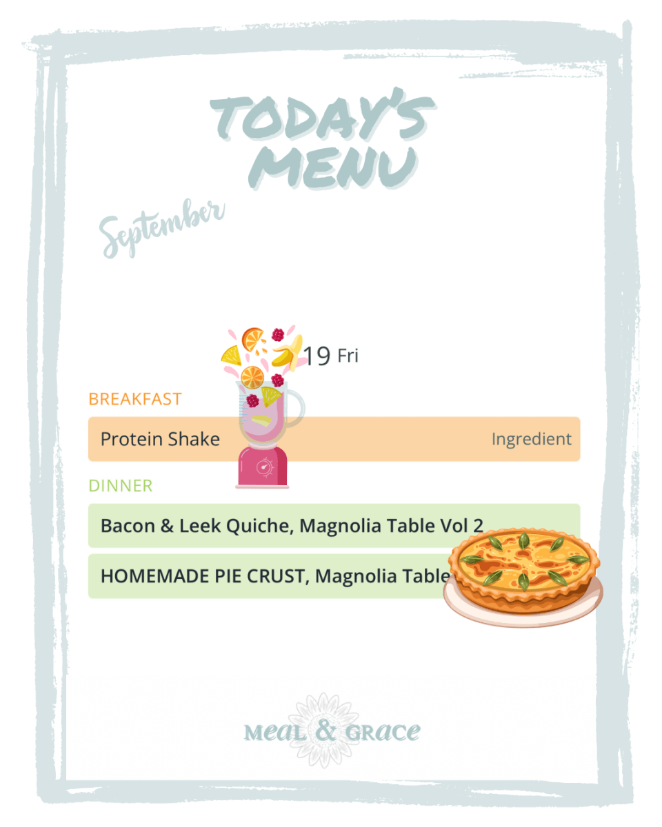 Friday, September 19, 2025 Menu thumbnail